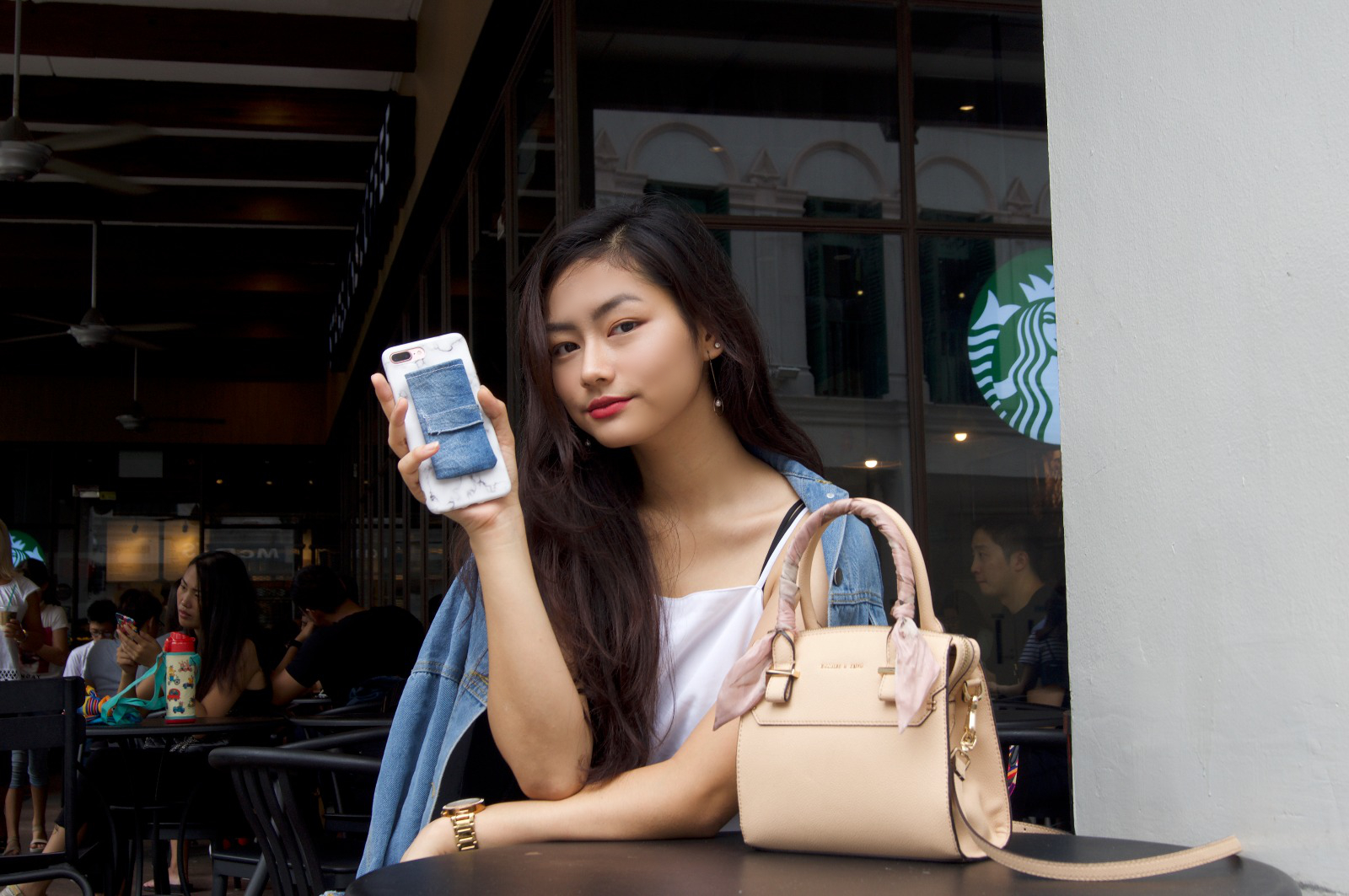 Victoria JC Students Up-Cycled Denim into Ear-phones Pouch